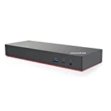 Lenovo USA ThinkPad Thunderbolt 3 Dock Gen 2 135W (40AN0135US) Dual UHD 4K Display Capability, 2 HDMI, 2 DP, USB-C, USB 3.1, Black