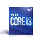 Intel Core i3-10100 Desktop Processor 4 Cores up to 4.3 GHz  LGA1200 (Intel 400 Series Chipset) 65W, Model Number: BX8070110100
