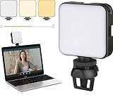 Video Conference Lighting Kit,Webcam Lighting for Remote Working/Zoom Calls,Led Lights Clip on Laptop Monitor for Self Broadcasting/Live Streaming/YouTube Video/TikTok