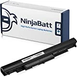NinjaBatt Laptop Battery for HP 807956-001 HS03 807957-001 HS04 807611-421 15-AY039WM TPN-I119 HSTNN-LB6U 15-AC121DX 15-AY009DX 15-AF131DX 15-AY041WM 250 G5 - High Performance [4 Cells/2200mAh/33Wh]